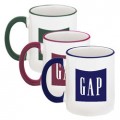 Cana personalizata, maner-buza color